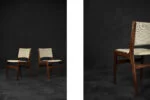Set of 4 teak Model 89 chairs, designed by Erik Buch, Anderstrup Møbelfabrik, Denmark, 1950s