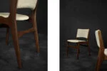 Set of 4 teak Model 89 chairs, designed by Erik Buch, Anderstrup Møbelfabrik, Denmark, 1950s