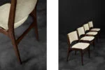 Set of 4 teak Model 89 chairs, designed by Erik Buch, Anderstrup Møbelfabrik, Denmark, 1950s