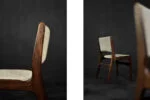 Set of 4 teak Model 89 chairs, designed by Erik Buch, Anderstrup Møbelfabrik, Denmark, 1950s