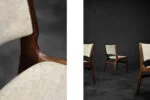 Set of 4 teak Model 89 chairs, designed by Erik Buch, Anderstrup Møbelfabrik, Denmark, 1950s