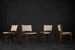 Set of 4 teak Model 89 chairs, designed by Erik Buch, Anderstrup Møbelfabrik, Denmark, 1950s
