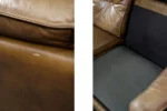 3-Seater Leather Sofa, Denmark, 1960s