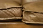 3-Seater Leather Sofa, Denmark, 1960s