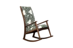 Wooden rocking armchair, Denmark, 1960s