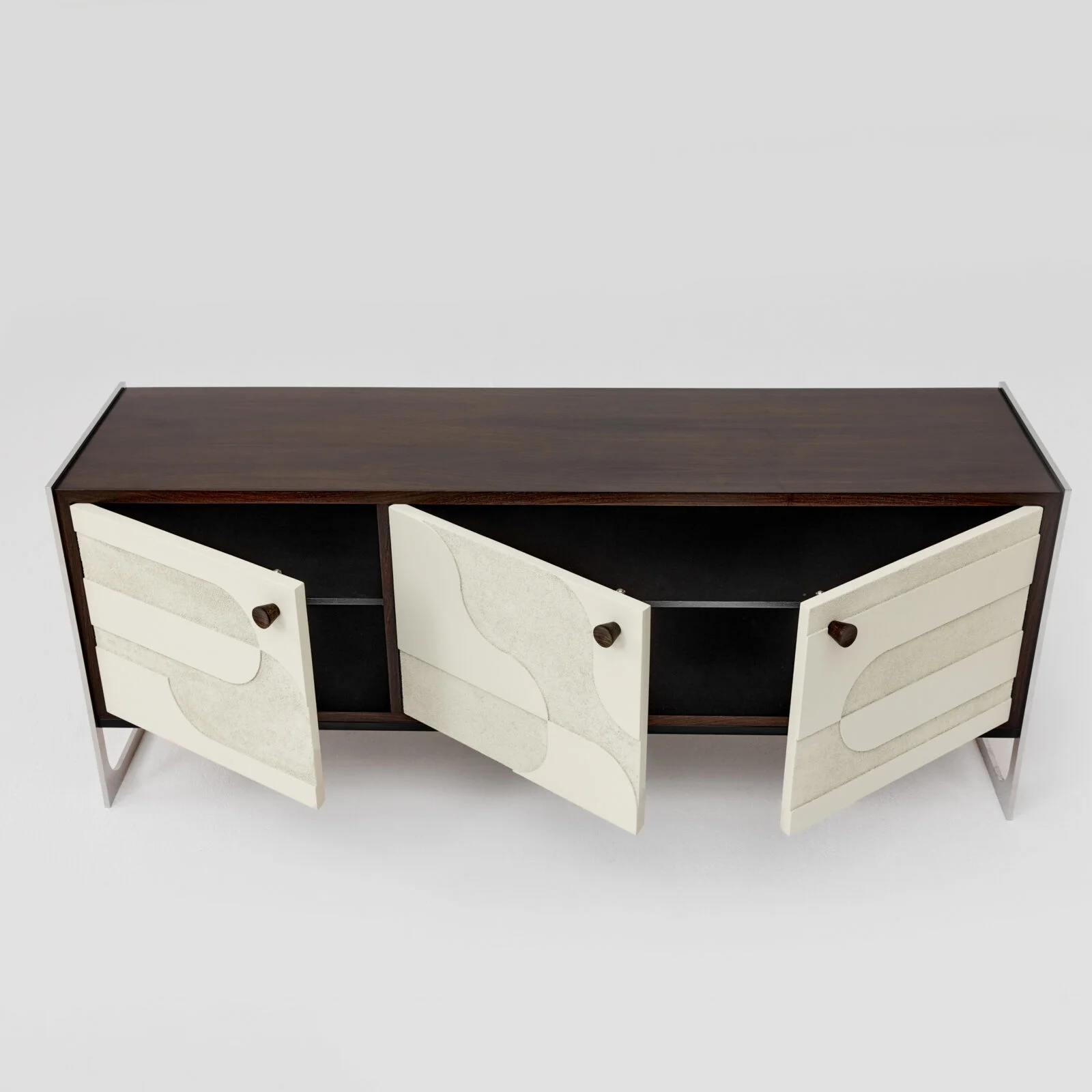 Vintage sideboard with relief, Germany, 1960s