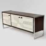Vintage sideboard with relief, Germany, 1960s