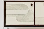 Vintage sideboard with relief, Germany, 1960s