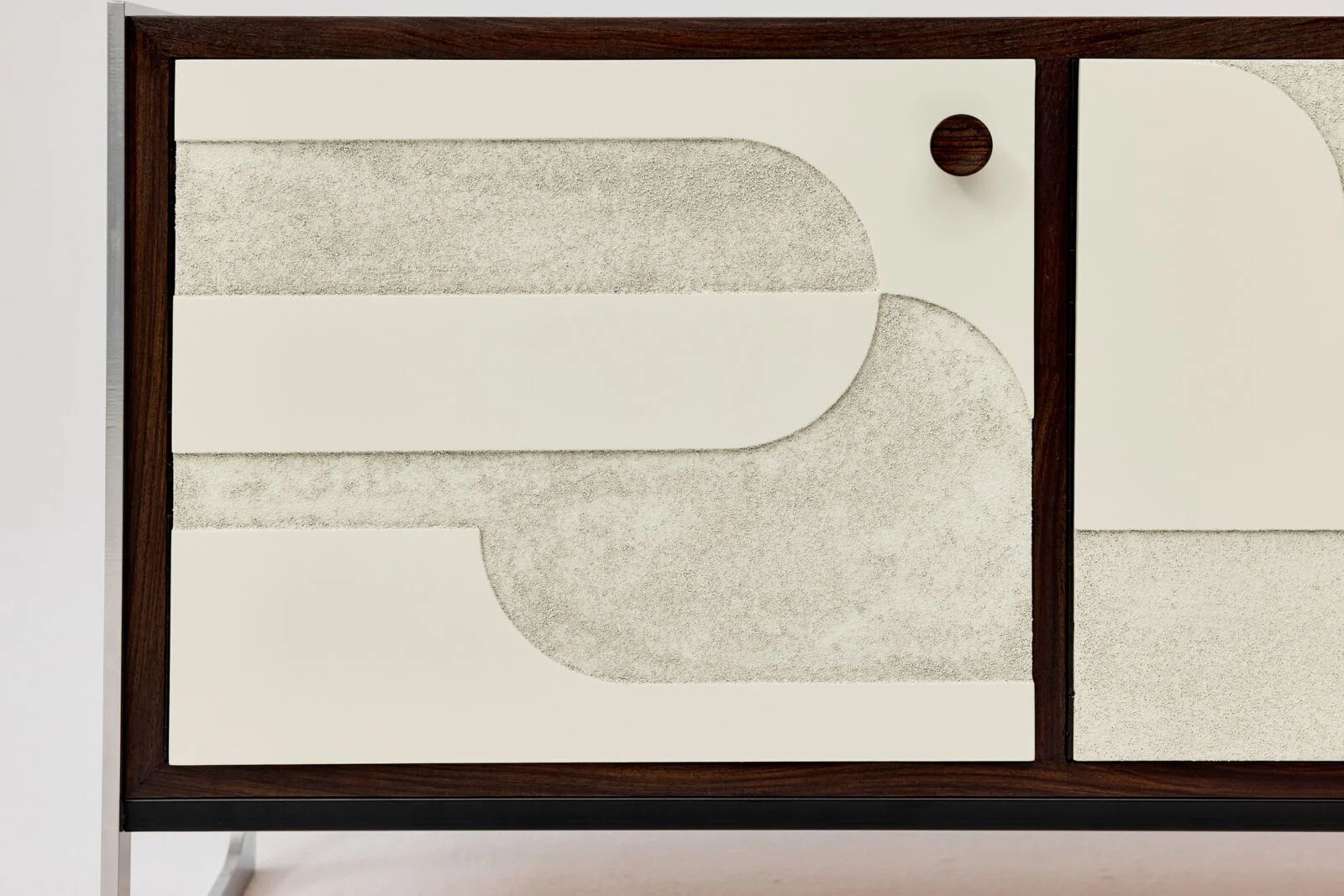 Vintage sideboard with relief, Germany, 1960s