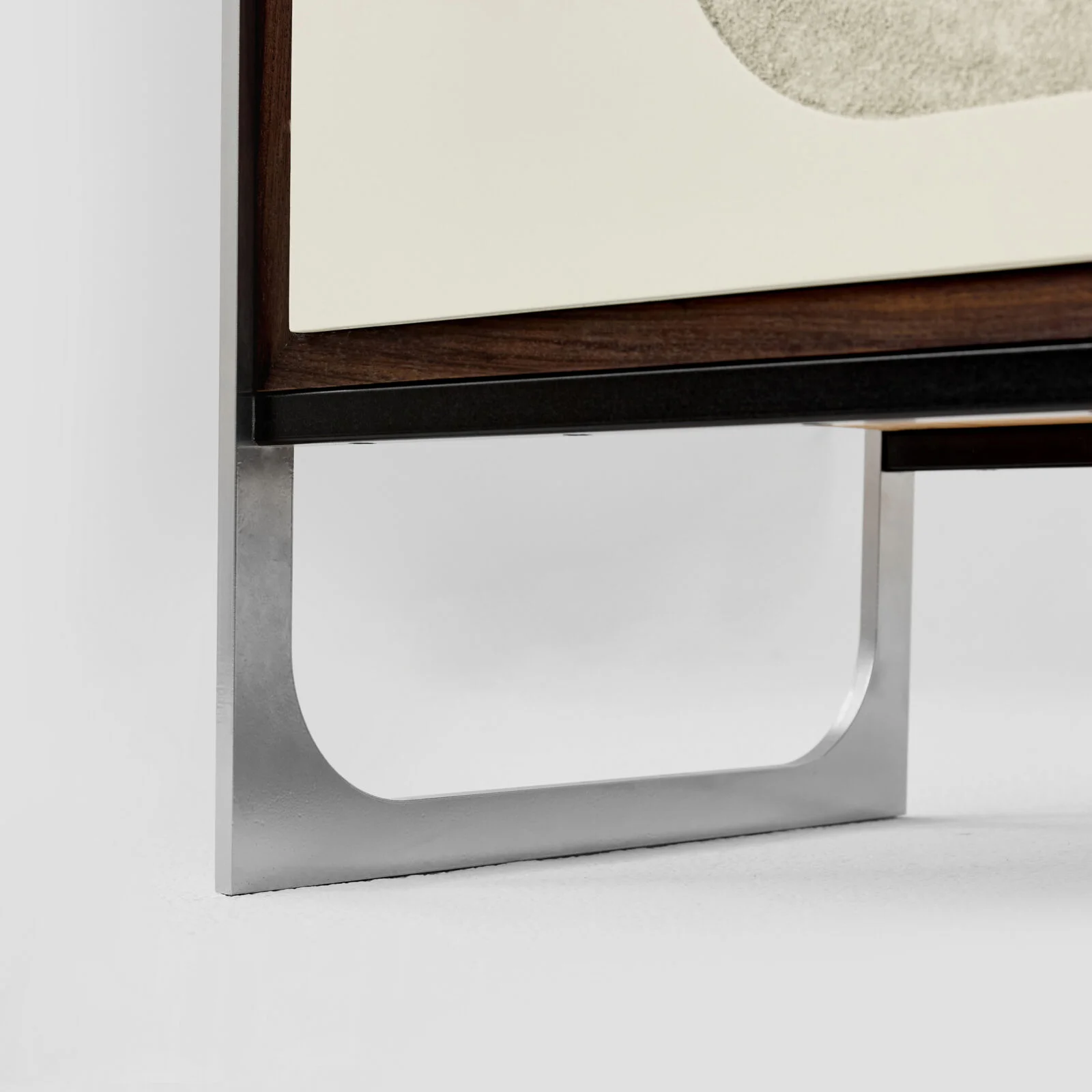 Vintage sideboard with relief, Germany, 1960s