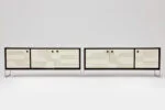 Vintage sideboard with relief, Germany, 1960s