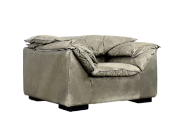 Monza leather armchair, designed by Jens Juul Eilersen, Niels Eilersen A/S, Denmark, 1970s