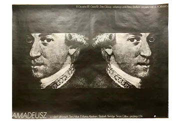 Plakat “Amadeusz” Proj. Mieczysław Wasilewski, 1986