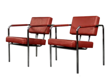 Pair of EJ 8 armchairs, designed by Torben Skov, Erik Jørgensen Møbelfabrik, Denmark, 1990s