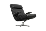 Leather office armchair, Germany, 1960s