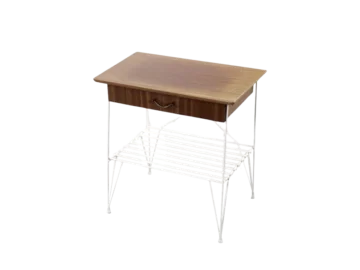 Bedside cabinet on metal legs, Sweden, 1960s