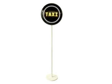 Lamp with Large TAXI Sign, 1990s