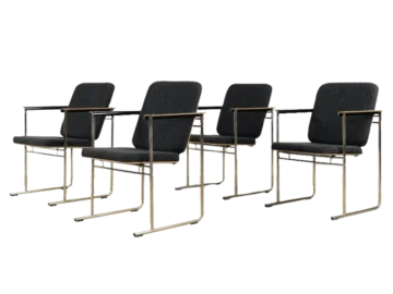 Set of 4 Skaala chairs, designed by Yrjö Kukkapuro for Avarte, Finland, 1980s