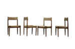 Set of 4 oak chairs, designed by E. Knudsen, K. Knudsen & Søn, Denmark, 1952