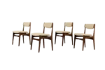 Set of 4 dining chairs, teak, Denmark, 1960s