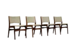 Set of 4 teak Model 89 chairs, designed by Erik Buch, Anderstrup Møbelfabrik, Denmark, 1950s