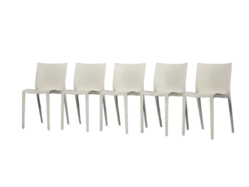 Set of 5 SLICK SLICK chairs, designed by Philippe Starck, XO Design, France, 1999