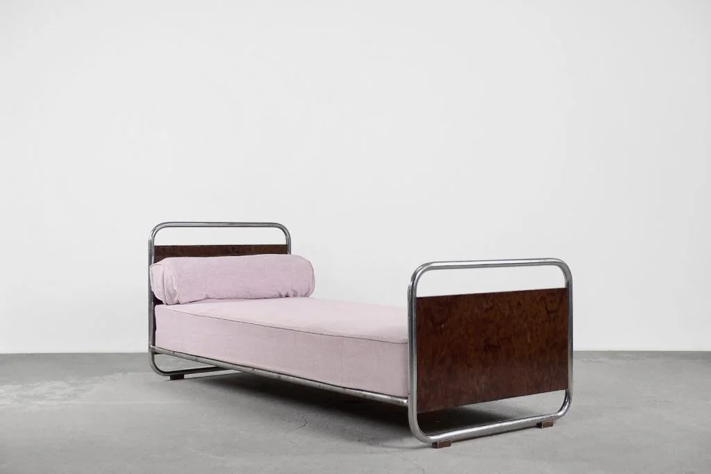 Art Deco single bed, 1920s