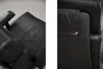 Leather office armchair, Germany, 1960s
