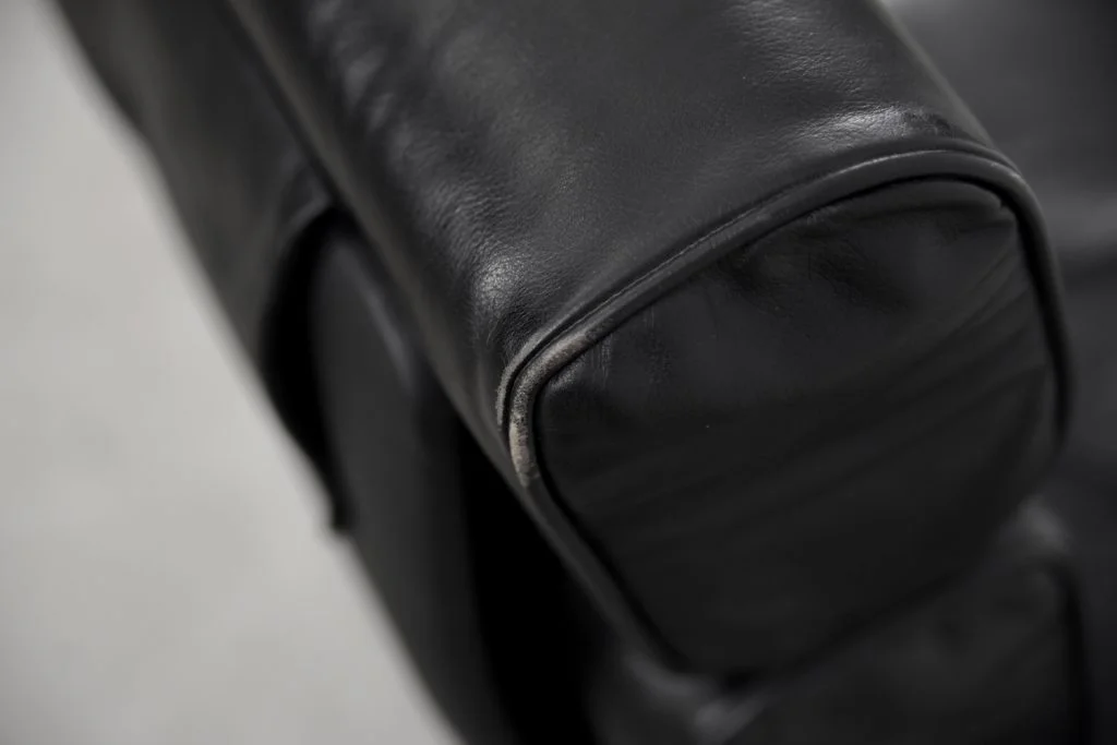 Leather office armchair, Germany, 1960s