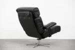 Leather office armchair, Germany, 1960s