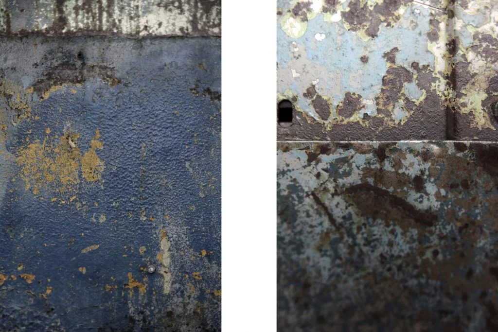 Szafka metalowa industrialna, lata 50