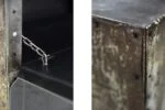 Szafka metalowa industrialna, lata 50
