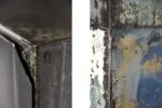 Szafka metalowa industrialna, lata 50