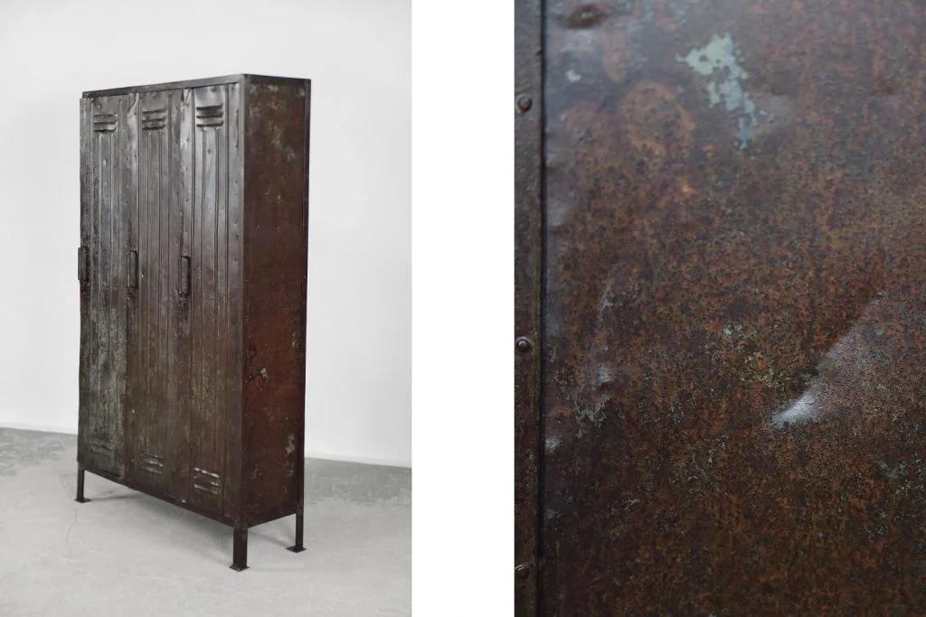 Metal industrial cabinet, 1950s