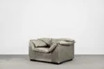 Monza leather armchair, designed by Jens Juul Eilersen, Niels Eilersen A/S, Denmark, 1970s