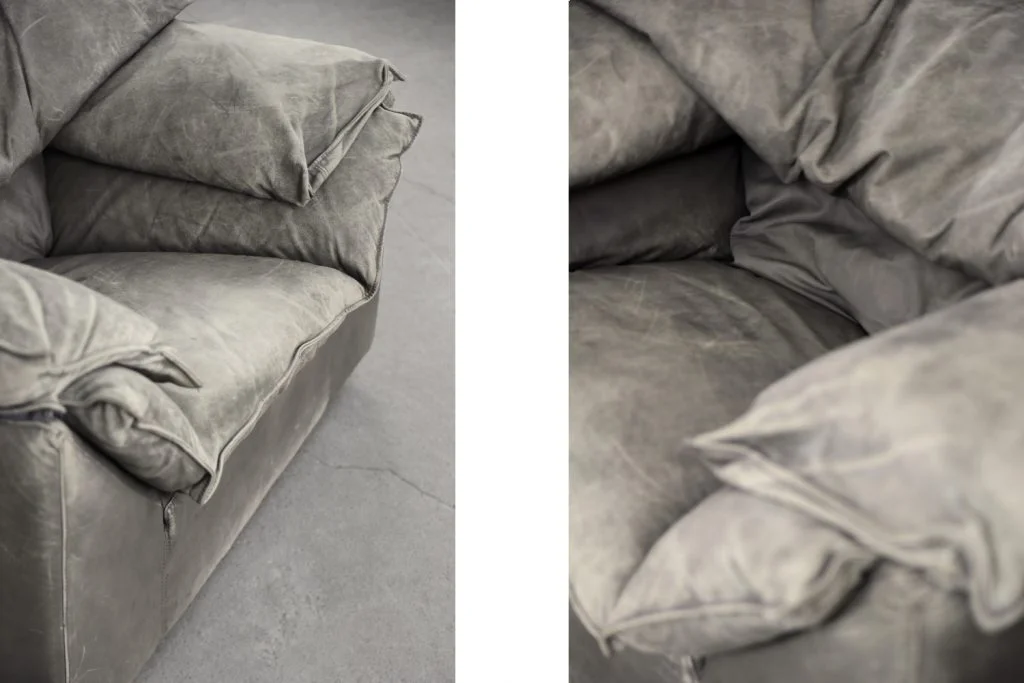 Monza leather armchair, designed by Jens Juul Eilersen, Niels Eilersen A/S, Denmark, 1970s