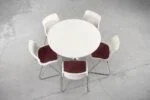 Modernist round table, Scandinavia, 1970s