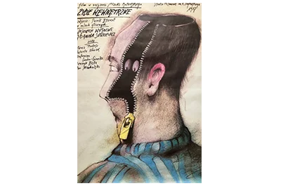Poster “Inner Life”, designed by Andrzej Pągowski, 1987