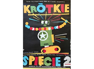 Poster “Krótkie Spięcie” by Jakub Erol, 1989