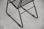 Set of 5 metal prototype chairs, Sweden, 1960s