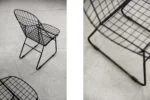 Set of 5 metal prototype chairs, Sweden, 1960s