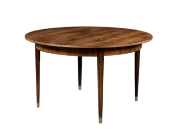 Extendable Rosewood Dining Table by Agner Christoffersen for N.C. Christoffersen, Denmark, 1948