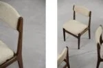 Set of 4 dining chairs, teak, Denmark, 1960s