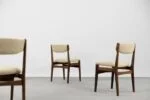 Set of 4 dining chairs, teak, Denmark, 1960s