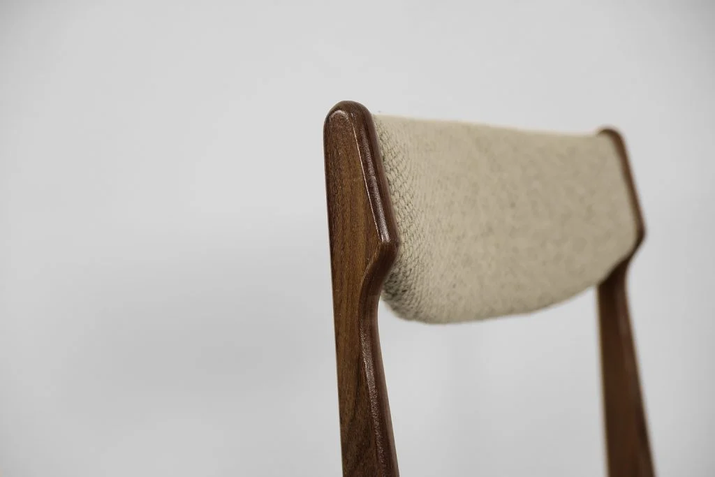 Set of 4 dining chairs, teak, Denmark, 1960s