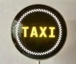 Lamp with Large TAXI Sign, 1990s