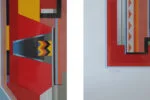 Serigrafia barwna, Peder Duke, Kompozycja, 1992