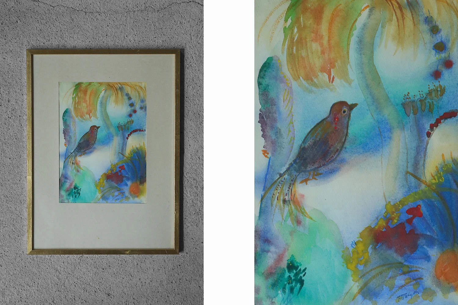 Watercolour, Frideborg Bryth, 1961