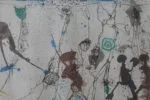 Colour etching, Armin Sandig, Schlümpfe, 1987