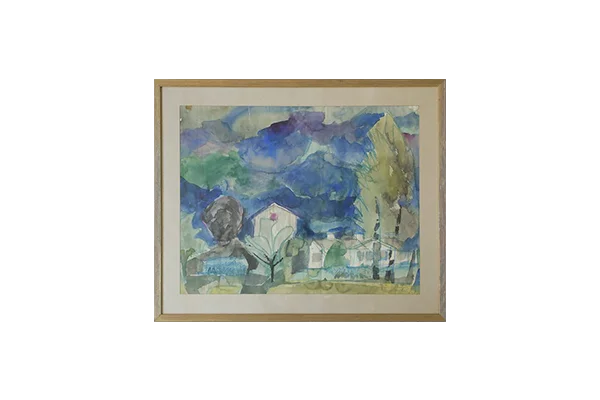Watercolour, Frideborg Bryth, 1950s
